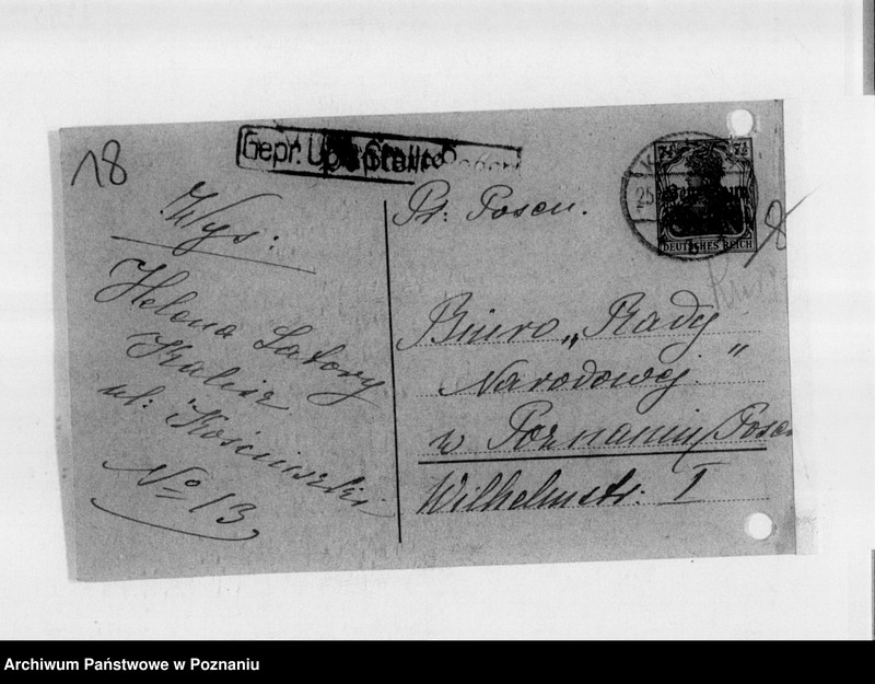 Obraz 18 z jednostki "Korespondencja różna Komitetu dla Bezdomnych uchodźców."