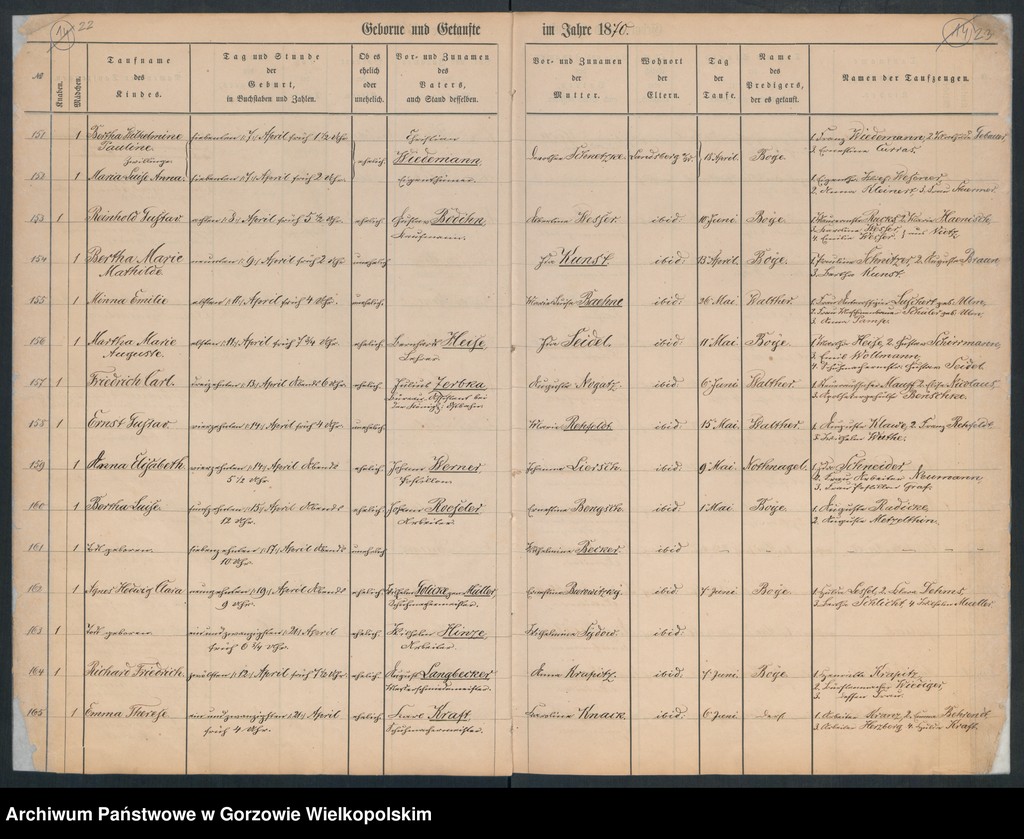 image.from.unit.number "Duplikate der Hauptkirche zu Landsberg an der Warthe (zawiera też księgę zgonów Konkordien, reformirte und Militair Kirchen Gemeinde z 1870 r.)"