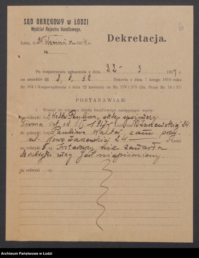 Obraz 8 z jednostki "Paulina Walter - sklep spożywczy"