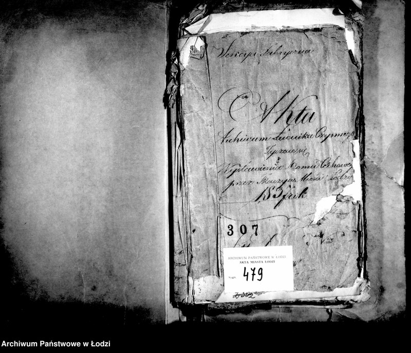 Obraz 5 z jednostki "Akta archiwum ławnika czynnego tyczące się wystawienia domu cechowego przez tkaczy w mieście Łodzi"