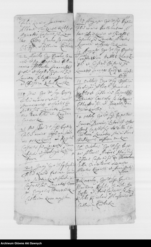 image.from.unit.number "Parafia: Żydaczów. Dekanat: Stryj. Księga metrykalna chrztów 1657-1708 i ślubów* 1657-1677, 1683-1708 dla całej parafii."