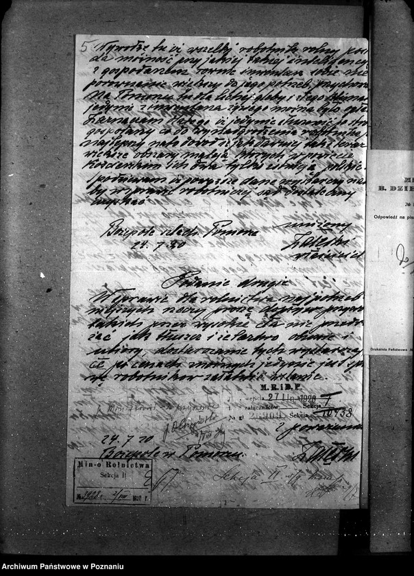 Obraz 9 z jednostki "Sprawy szczegółowo-administracyjne Kontrakty robotników rolnych stałych"