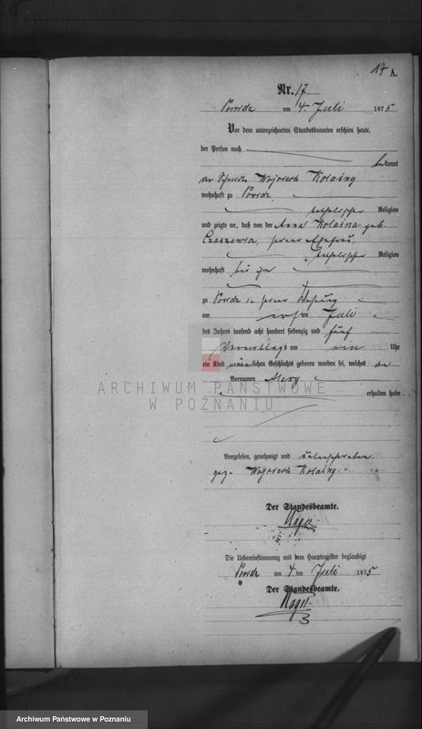 image.from.team "Urząd Stanu Cywilnego Powidz - obwód miejski (pow. gnieźnieński)"