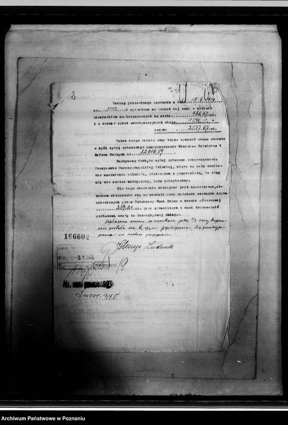 Obraz 6 z jednostki "Podania osadników z parcelacji polskiej o zmniejszenie zadłużenia na podstawie art. 16. rozporządzenia Prezydenta Rzeczpospolitej z dnia 24.X.1934 r. z terenu powiatu inowrocławskiego"