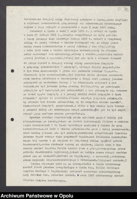 image.from.unit.number "Feliks Adela "Typ bohatera opolskiej młodzieży""