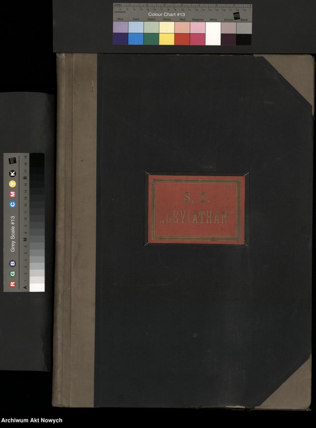 image.from.unit.number "Księga pasażerów wyjeżdżających na SS Leviathan."