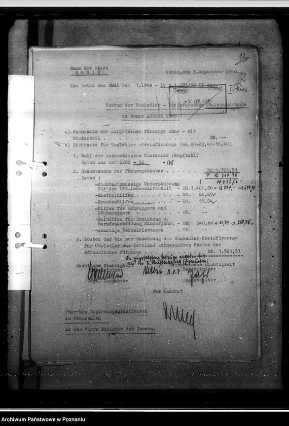 Obraz 18 z jednostki "Umsiedlerkreisfürsorge - Monat August"