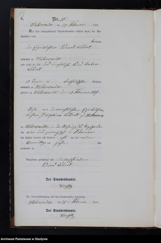 image.from.unit.number "Sterbe-Neben-Register Nr 1 - 43"