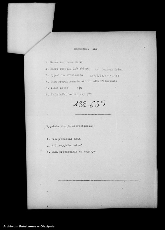 image.from.unit.number "Kirchen-Rechnung der Stadt Deutsch Eylau"