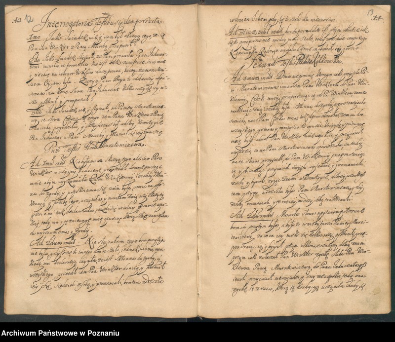 Obraz 10 z jednostki "Protocolon actorum officii consularis Posnaniensis."