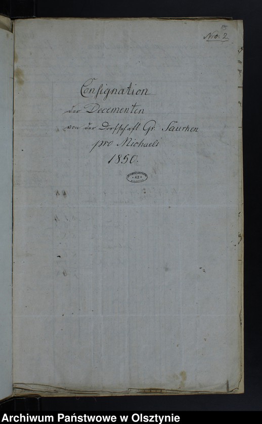 image.from.unit.number "Decems Consignation des Kirchspiels Jäskendorff"