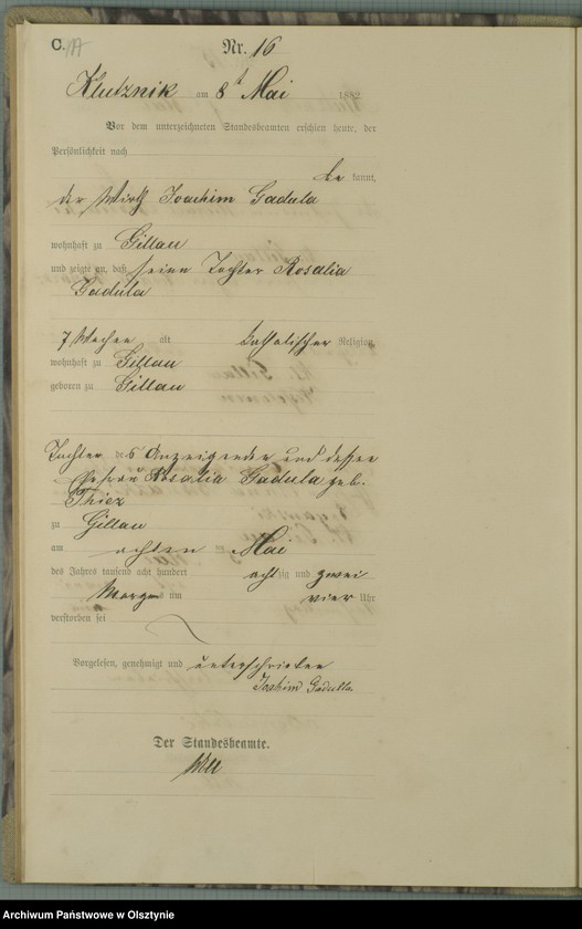 image.from.unit.number "Sterbe-Haupt-Register Nr 1 - 45"