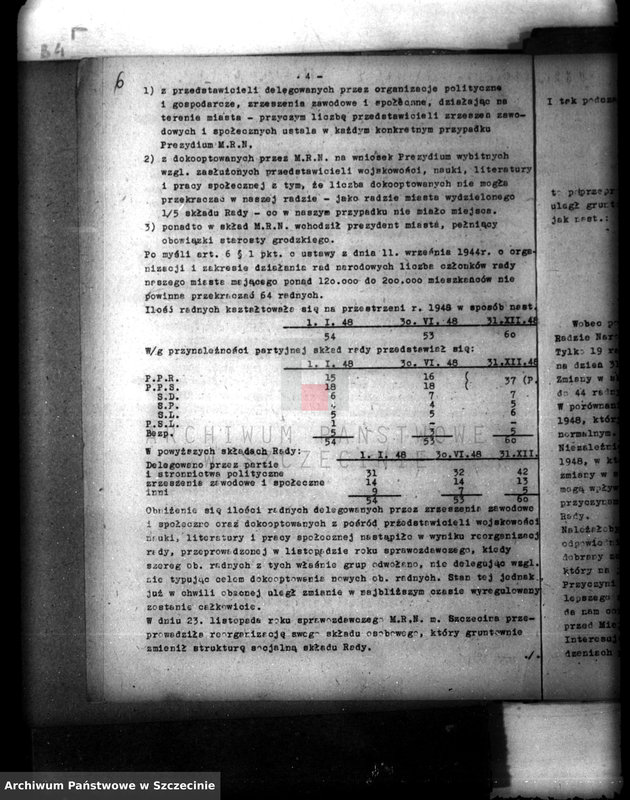 Obraz 8 z jednostki "Sprawozdanie Miejskiej Rady Narodowej w Szczecinie z działalności w roku 1948"