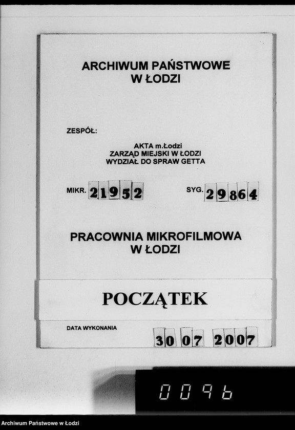 Obraz 1 z jednostki "Anlieferung des Judenältesten Silber [Zestawienia skonfiskowanych w Getcie kosztowności]"