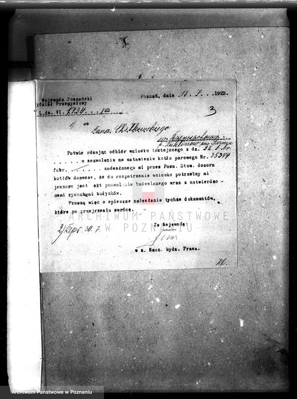 Obraz 6 z jednostki "Tartak w majętności Rzemiechów pow. krotoszyński nr porz. kotła 139"