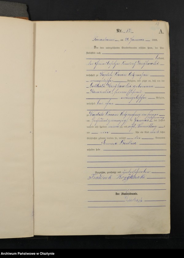 image.from.unit.number "Geburts-Haupt-Register Nr 1 - 256"