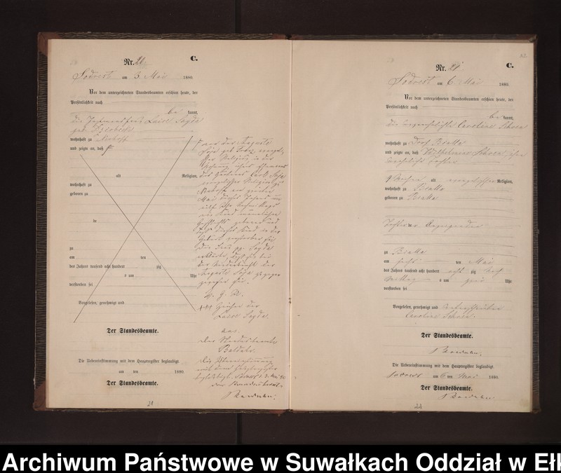image.from.unit.number "Sterbe-Neben-Register des Preussischen Standes-Amtes Neuhoff Kreis Loetzen"