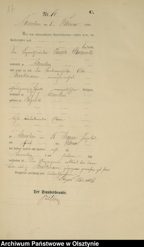 image.from.unit.number "Sterbe-Haupt-Register Nr 1 - 240"