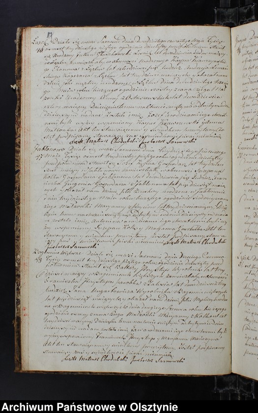 image.from.unit.number "Duplikat Urodzonych Zaslubionych Zmarłych w parafii Sarnowskiey z roku 1835"