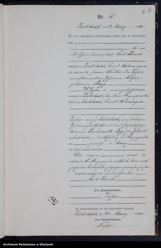 image.from.unit.number "Sterbe-Neben-Register Nr 1 - 53"