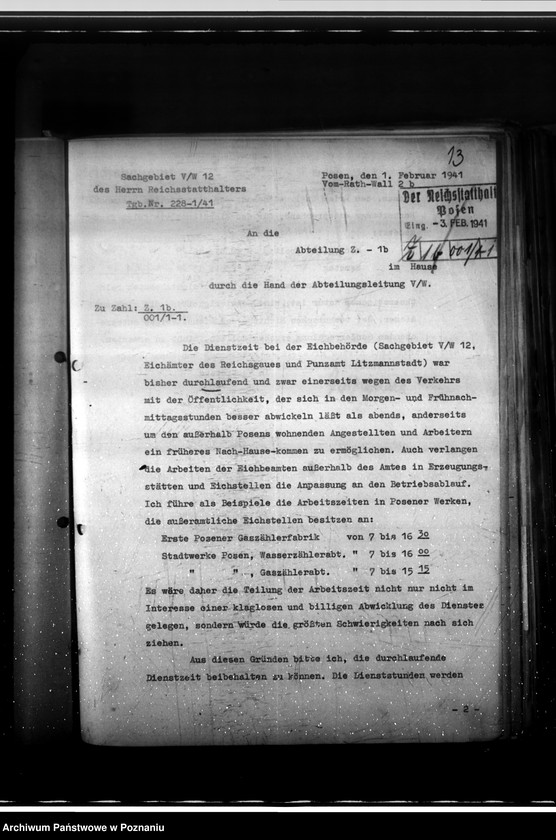 Obraz 17 z jednostki "Dienstzeit bei den Behörden"