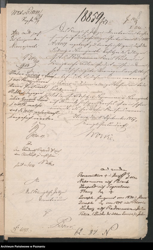 Obraz 11 z jednostki "A. betr. Josef Niemojewski, Gutsbesitzer"