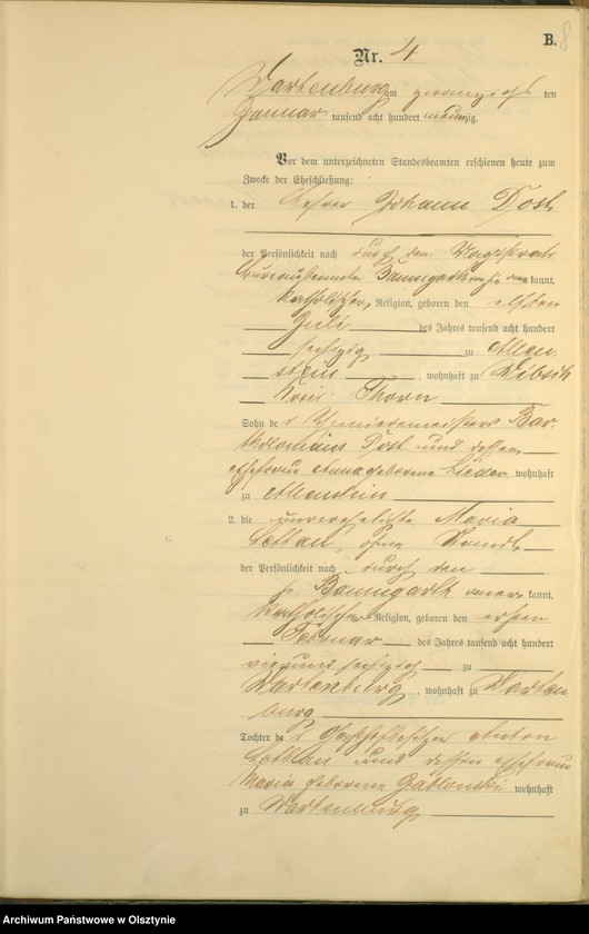 image.from.unit.number "Heiraths-Haupt-Register Nr 1 - 45"