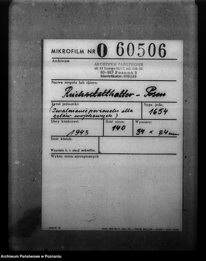 Obraz 2 z jednostki "Zwalnianie personelu dla celów wojskowych"