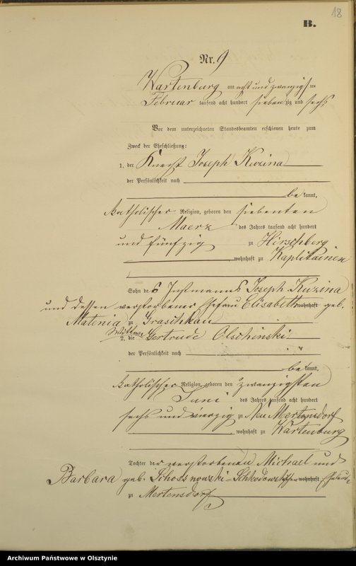 image.from.unit.number "Heiraths-Haupt-Register Nr 1 - 43"