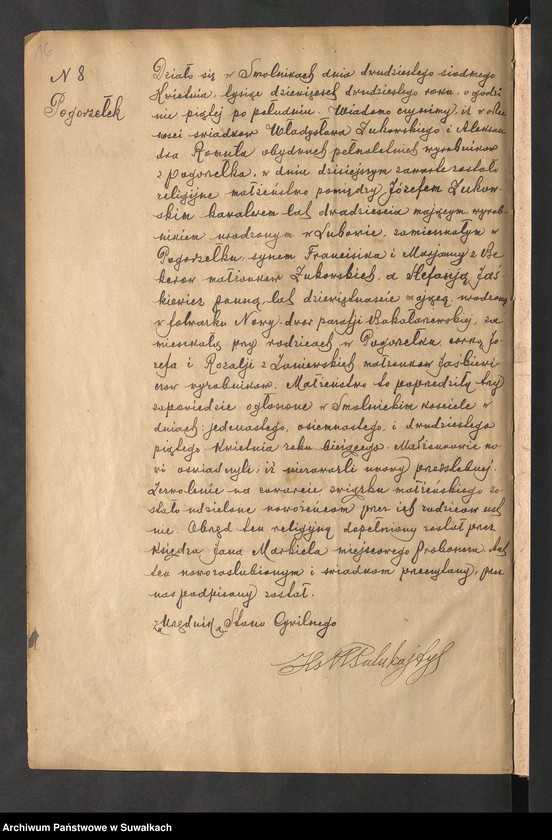 image.from.unit.number "Księga akt małżeństw par. Smolniki za 1919-29 r."