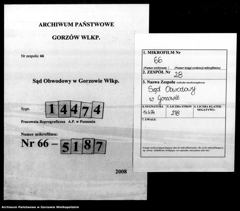 Obraz 1 z jednostki "Duplikate der Kirchenbücher von Pyrehne (Pyrzany): Pyrehne (Pyrzany), Woxholländer (Oksza), Logau (Łagów), Schützensorge (Kłopotowo), Pyrehner Holländer (Pyrzanki), Gross Rehne (Rań), Enterwerder (Kownatki), Stremeltswerder, Radewiesen (Zagajno), Ludwigshof (Okrąglica)."