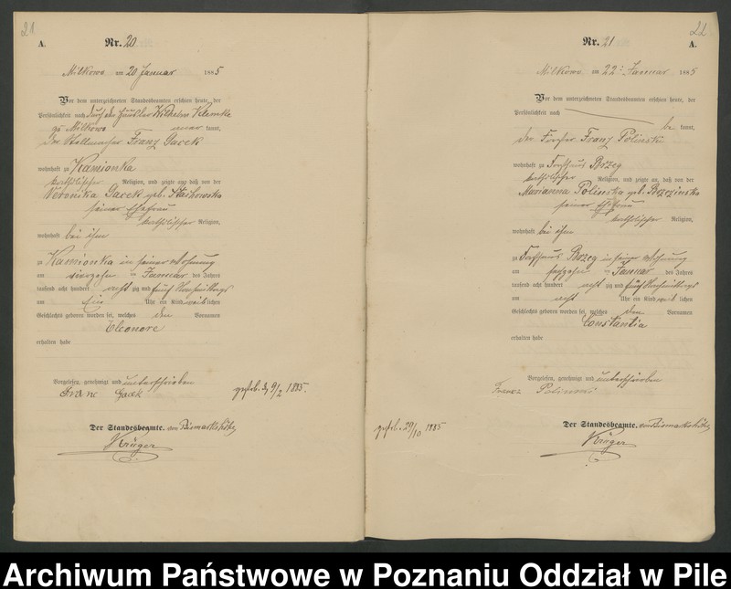 Obraz 14 z jednostki "Księga urodzeń"