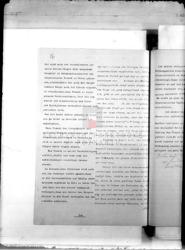 Obraz 20 z jednostki "Die Verwaltung der Stadt Punitz /Poniec/"