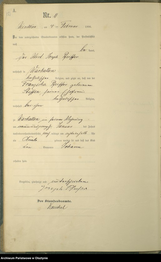 image.from.unit.number "Geburts-Haupt-Register Nr 1 - 95"