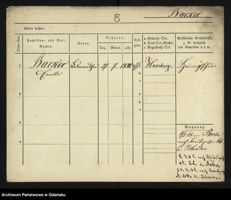 image.from.unit.number "Karty meldunkowe: Baciniewski - Baeck"