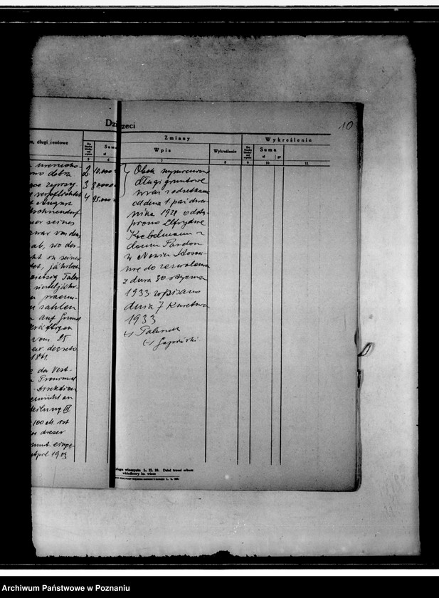 Obraz 14 z jednostki "Uwierzytelniony odpis księgi wieczystej obwodu dworskiego w Jabłonowie powiat chodzieski"