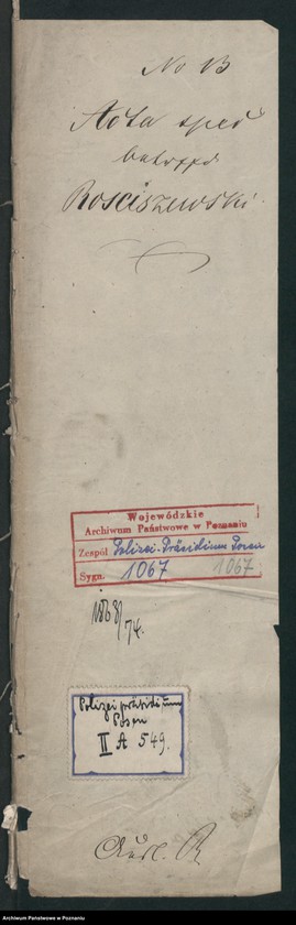 Obraz 2 z jednostki "A. betr. Familie Rościszewski /Rosenkranz/"