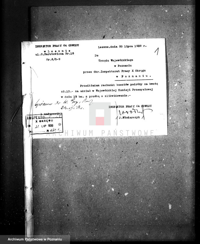 Obraz 5 z jednostki "/Zatwierdzenie budowy i urządzenia gorzelni rolniczej Chłapowskiego w Rogaczewie pow. Kościan/"