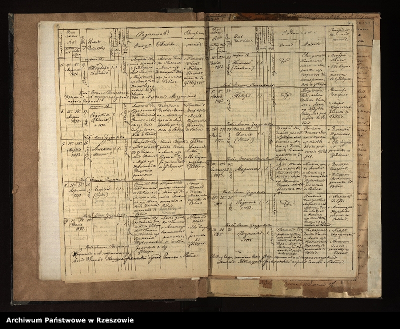 Obraz 16 z jednostki "Księga urodzeń, małżeństw i zgonów z miejscowości Hoszów, Rabe ad Ustrzyki, Zadwórze, Hoszowczyk"