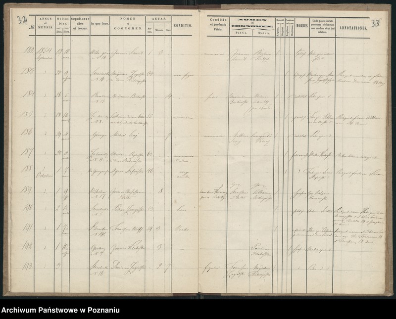 Obraz 19 z jednostki "Księga zgonów"