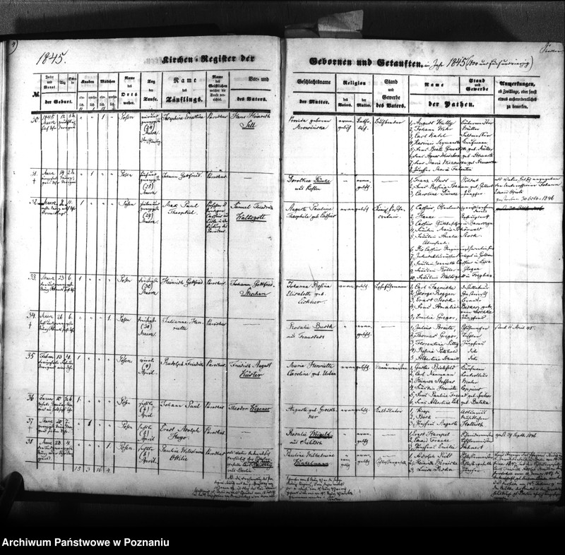 Obraz 7 z jednostki "Kirchenbuch Geborenen"