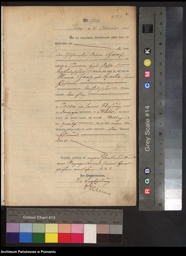 Obraz 4 z jednostki "Księga urodzeń t. V"