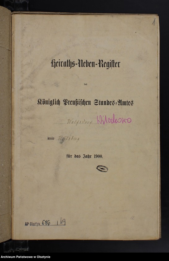 image.from.unit.number "Heiraths-Neben-Register Nr 1 - 10"