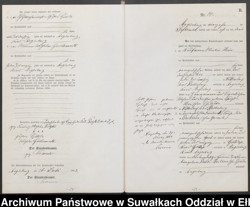 image.from.unit.number "Heiraths-Neben-Register des Preussischen Standes-Amtes Angerburg Kreis Angerburg"