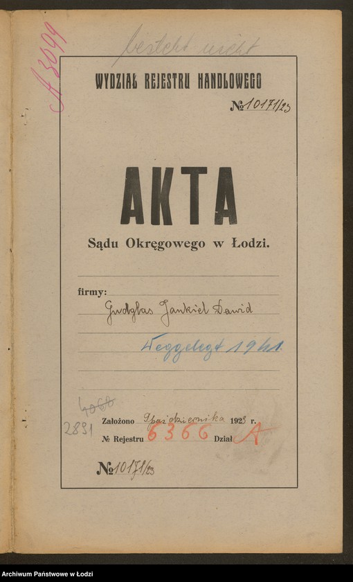 Obraz 2 z jednostki "Jakób Dawid Gutglas- sprzedaż manufaktury"