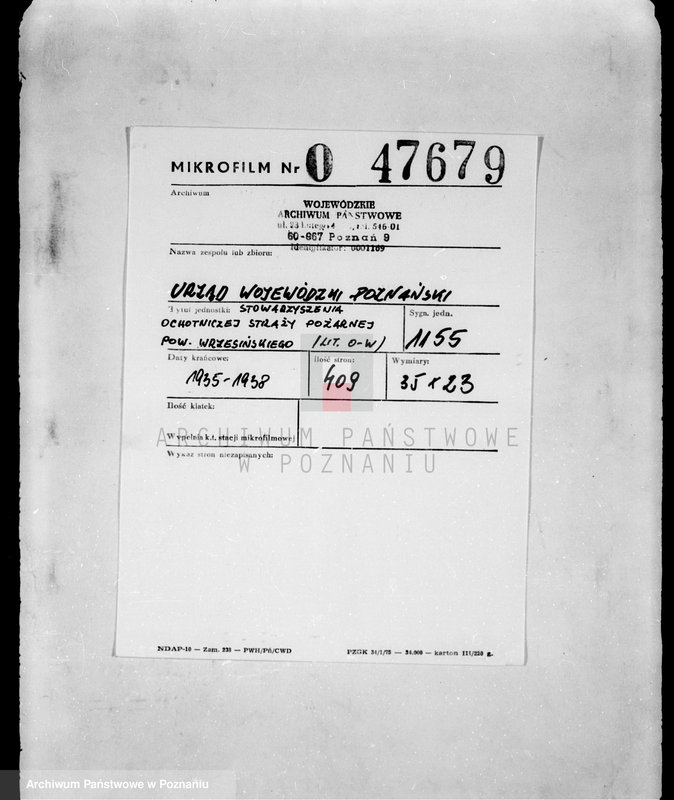 Obraz 2 z jednostki "/Stowarzyszenie ochotniczej straży pożarnej powiatu wrzesińskiego/ litery od O-W"