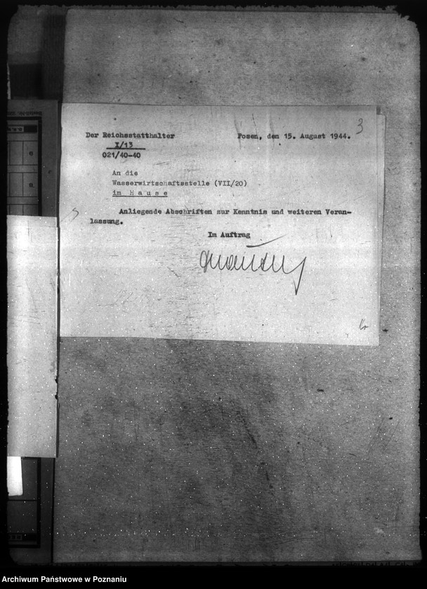 Obraz 7 z jednostki "Reichswasserwirtschaft im Gebiet der Warthe und Oder"