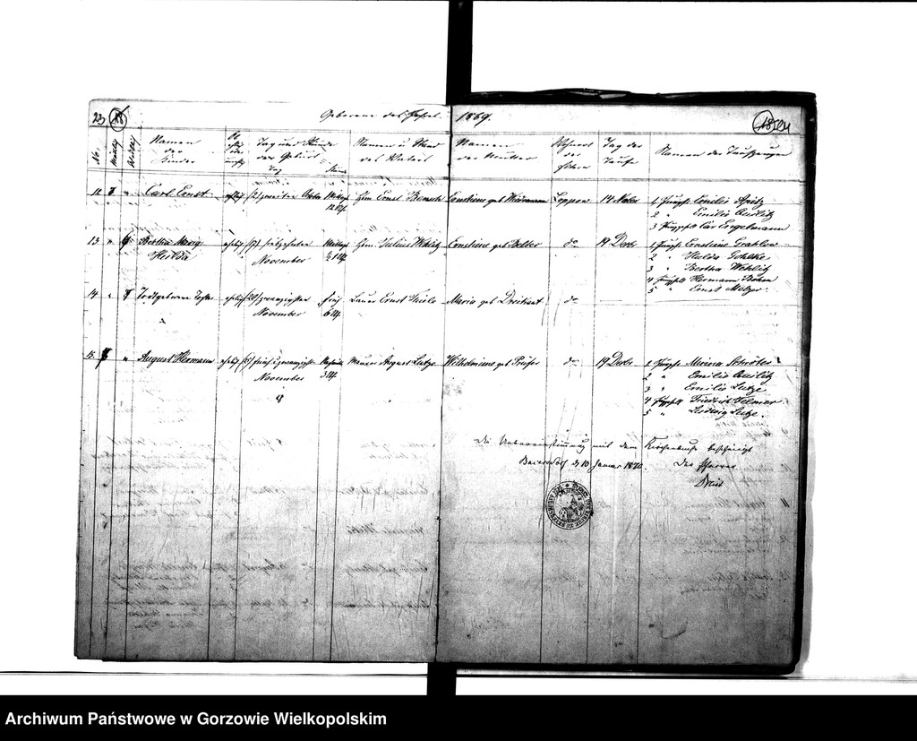 image.from.unit.number "Duplikate der Kirchenbücher von Beyersdorf: Beyersdorf (Baczyna), Zanzin (Santocko), Zanziner Rahmhütte (Rębowo), Zanziner Teerofen (Kurpiszek),Loppow (Łupowo), Loppower Haferwiese (Gosławka), Neuendorf (Chróścik), Neuendorfer Wiese , Merzdorf (Małyszyn)"