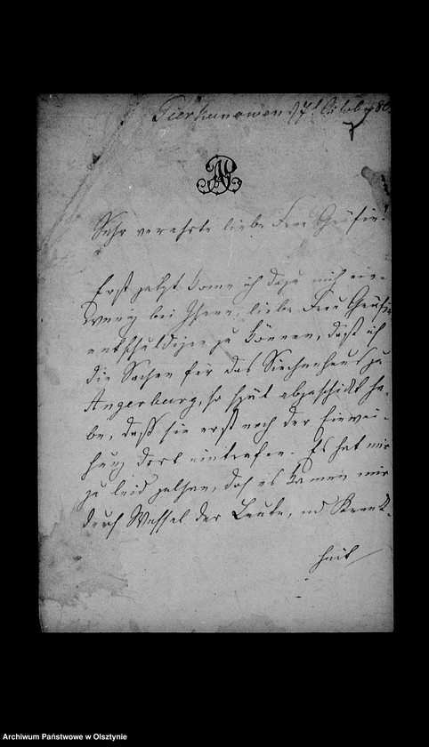 image.from.unit.number "/Agnes, Auguste, Clara, Ella, M. Pelet, Ella v. Stein, M. Pelet u. v. Wuthenow an Anna Gfin Lehndorff geb. Hahn/"