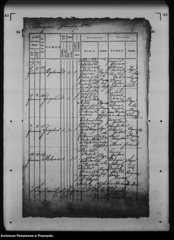 Obraz 5 z jednostki "[Kopie ksiąg metrykalnych parafii Hujcze z filią Zaborze (dekanat Rawa Ruska)]"